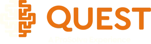 QUEST logo, horizontal — light